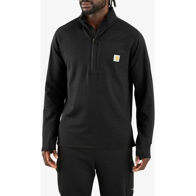 Carhartt Force Ironwood Relaxed 1/2 Zip Mock Neck black