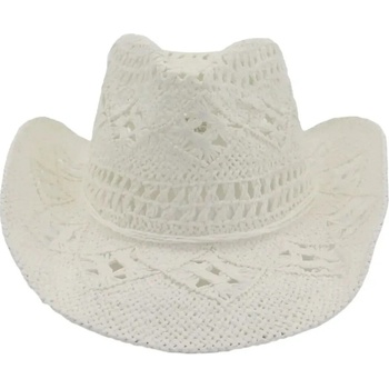 Klobúk Cowgirl biely