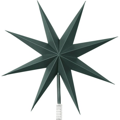 Vianočná špička na stromček priemer 30 cm Broste TOP STAR zelená