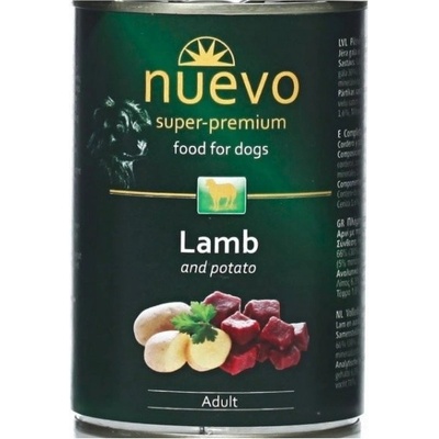 Nuevo Dog Adult Lamb & Potato 800 g