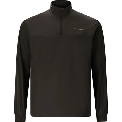 ENDURANCE Мъжко яке за бягане ENDURANCE Typhoro Half Zip Jacket Running jacket - Black - размер XXL (028-0831-0115)