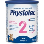Physiolac Адаптирано мляко за кърмачета Physiolac - 2, 6-12 м, 400 g (10057131) - ozone