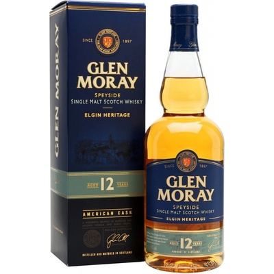 Glen Moray 12y 40% 0,7 l (holá láhev)