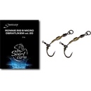 Sportcarp náväzce Ronnie Rig s micro obratlíkom veľ.4 2ks