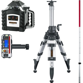 Laserliner Напълно автоматичен ротационен лазер с лазерен приемник SensoMaster M350, статив с манивела Laserliner Quadrum M 350 S Set 1, 053.00. 09-1 - 0.1 mm/m (053.00.09-1)