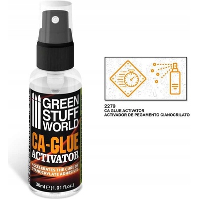 Green Stuff World CA Glue Activator 30ml / Aktivátor sekundového lepidla 30 ml