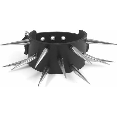 Leather & steel fashion гривна Sharp Spike - LSF1 109