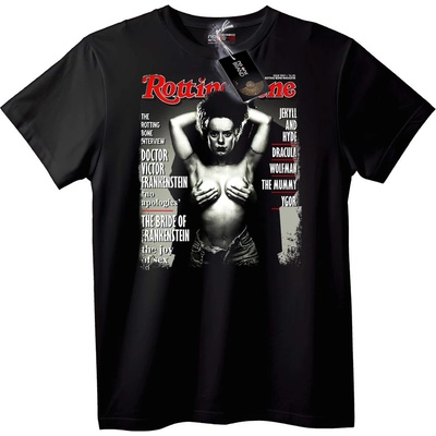 NOONEBRAND Тениска Булката на Frankenstein Разлагаща - 4XL, White