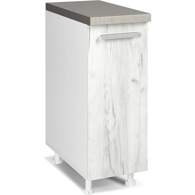 Matis Кухненски шкаф долен с една врата in d30 снежен дъб