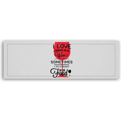 Fotoobraz 150x55 cm panorama I love wine