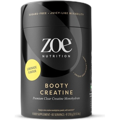 ZOE Nutrition Booty Creatine | Premium Clear Creatine Monohydrate [250 грама] Лимонада