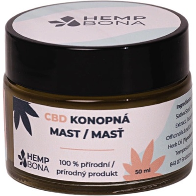 HempBona CBD konopná mast 50 ml