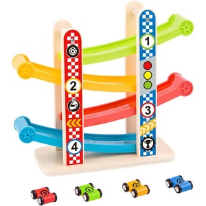 Tooky Toy Дървена състезателна писта ty840