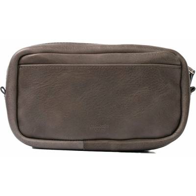 Kožená taška Mini Messenger 1.0 Gray Minimalist Gray