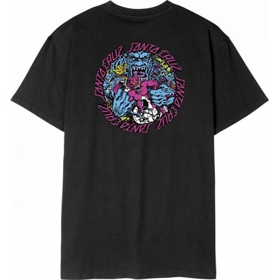 Santa Cruz tričko Roskopp Monster Strip T-Shirt Black