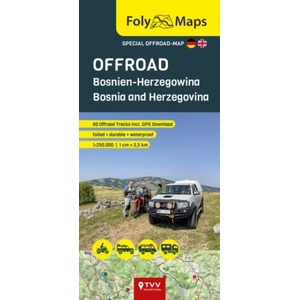 FolyMaps OFFROAD Bosnia and Herzegovina 1: 250 000 (ISBN: 9783965990791)