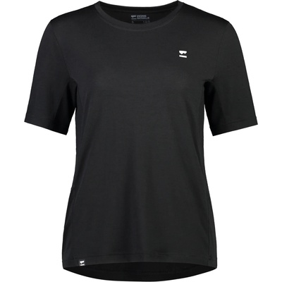 Mons Royale Дамска фланелка с къс ръкав за колоездене Mons Royale Women's Tarn Merino Shift Tee Cycling jersey - Black II (156-1306-0414)