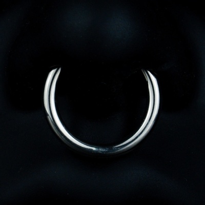 CryptoEshop Titanový otevírací kroužek 0,8 mm až 1,6 mm 0,8 mm 7 mm W18-S-0807
