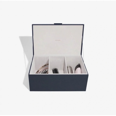 Stackers Navy & Gold Medium Storage Box tmavě modrá 75643