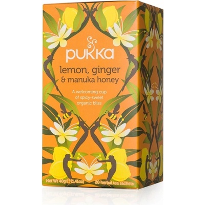 Pukka CITRÓN ZÁZVOR MANUKA citrón a zázvor čaj 20 x 2 g