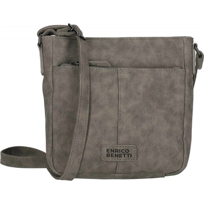 Enrico Benetti dámská crossbody kabelka Tensi šedá