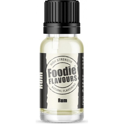 Foodie Flavours Přírodní koncentrované aroma 15 ml rum