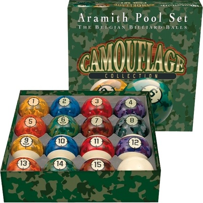 Aramith pool Camouflage 57,2mm sada