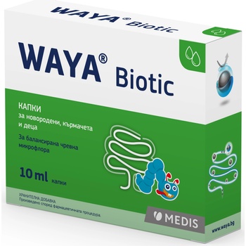 Medis Waya Biotic Пробиотични капки за бебета и деца, 10 ml, Medis (10046699)