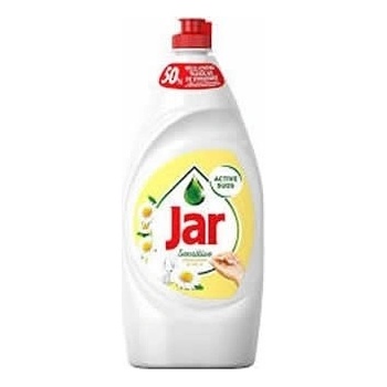 Jar Sensitive prostriedok na umývanie riadu Chamomile & Vitamin E 900 ml