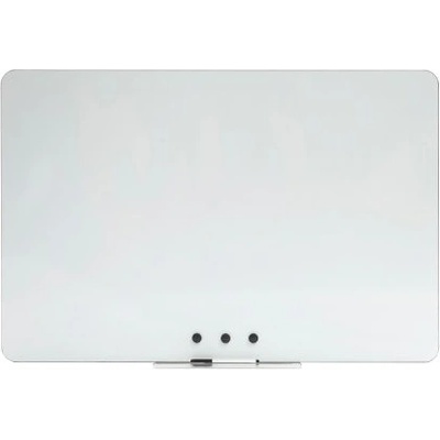 Qboard Bílá bezrámová magnetická tabule 117 x 87 cm