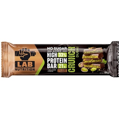 Lab Nutrition Premium High Protein Crunch Bar 33% - Dubai [65 грама] Шоколад с шамфъстък