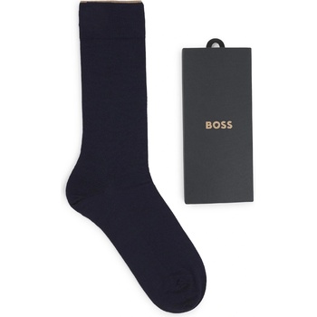 Boss Чорапи Boss Men's Rs Cashmere Silk Ankle Socks - Dark Blue