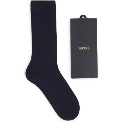 Boss Мъжки чорапи Boss Rs Cashmere Silk Uni 10265696 Ankle Sock Mens - Dark Blue