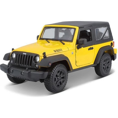 Maisto SP EDITION Кола 2014 Jeep Wrangler 1: 18 жълта (1010171F)