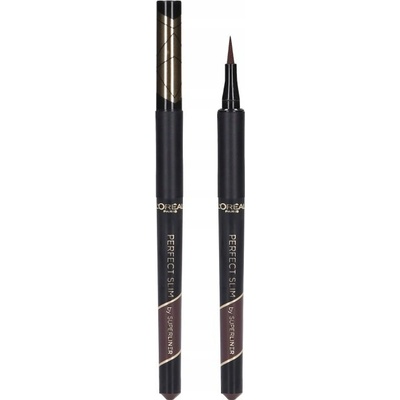L'Oréal Paris Voděodolné oční linky ve fixu Superliner Perfect Slim 03 Brown 1 g – Zboží Mobilmania