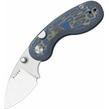 Kizer Microbe 14C28N, Satin, Vortex Micarta V2742A6