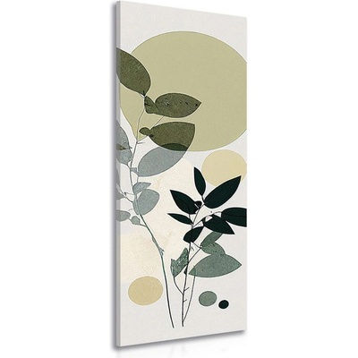 Obraz boho rostlinky ve stylovém provedení - 50x150