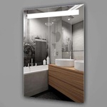 Lidiya Mirror Огледало за баня LED осветление LM Stardew Mist 400×700мм