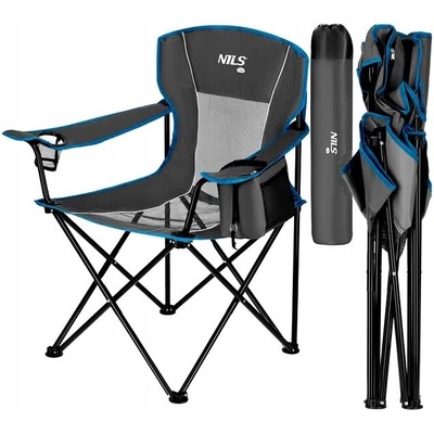 Skládací židle NILS Camp NC3706 šedá