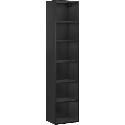 Box-A корпус на баня с колона 35 см, черен мат - 91AX1-1600-300-1-71 (91AX1-1600-300-1-71)