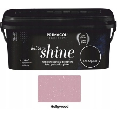 Primacol Decorative Lets Shine dekorativní barva s brokátem, Hollywood, 2 l