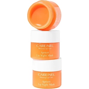 CARENEL Apricot Lip Night Mask Set - Комплект Нощни Маски За Устни С Кайсия 5г/3бр