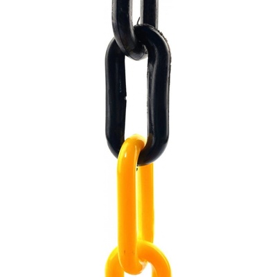 EU Select Plastový řetěz 6 mm 6 mm 25 m černo-žlutá – Hledejceny.cz