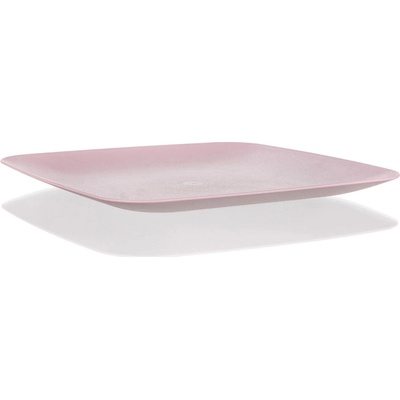 Plytký štvorcový tanier 23,5 cm ružový CULINARIA