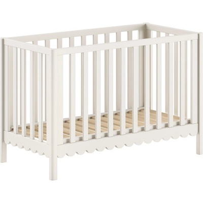 Vipack Бежово детско креватче 60x120 cm от масивен бор с регулируема височина Swingo - Vipack (SWBB6004)