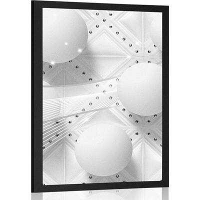 Plakát luxus v černobílém provedení - 20x30 white