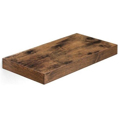 Vasagle nástěnná police 40 x 20 x 3,8 cm rustikální hnědá SG106659