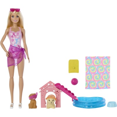 Barbie štěněčí párty u bazénu