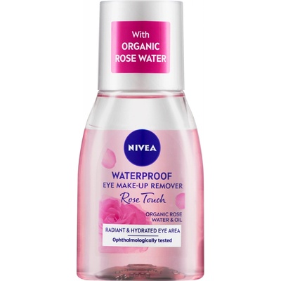 Nivea Rose Touch dvoufázový odličovač očí a make-upu 100 ml – Hledejceny.cz