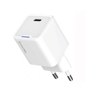 ColorWay Заряден адаптер COLORWAY, CW-CHS059PD-WT, GaN Mini 20W PD Port PPS USB-C (CW-CHS059PD-WT)